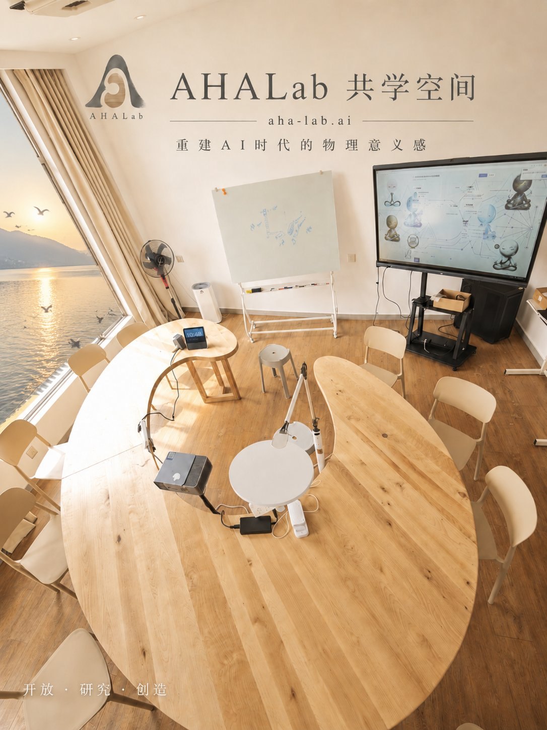 AHALab官网的工坊工作台展示